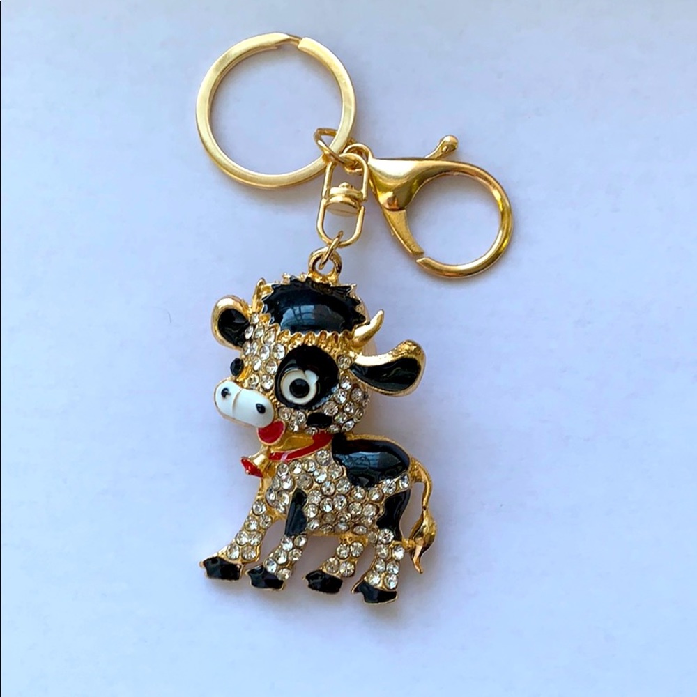 New year of the cow key chain